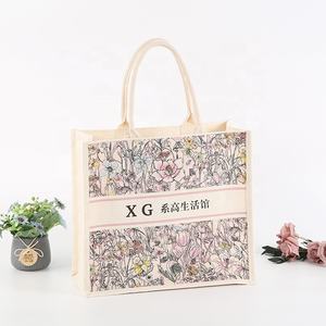 Bolsas de Yute Baratas con Logotipo Personalizado Impreso, Ecológicas, Reciclables, Naturales, Plegables, Reutilizables, de Arpillera, para Regalos, Compras - Product Image 6