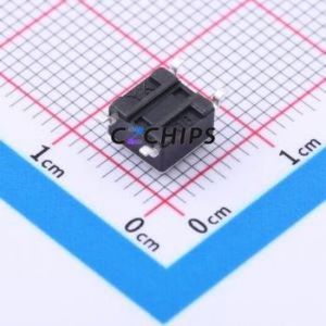 TD-1101SR-4.3H-250 Tactile Switch SMD-4P,6x6mm Switch Single Pole Single Throw Round Button 2.5N Vertical Mount - Product Image 2