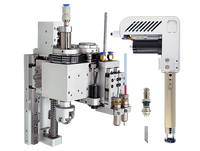 Machine de découpe numérique CNC, tête d'outil modulaire PERCE91267, couteau oscillant, roue de pliage, coupe en V pour matériaux flexibles