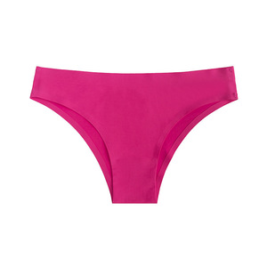 Custom Logo Ladies Low-Rise Seamless G <strong>String</strong> Briefs Ice Silk Thong Sexy Women <strong>Panties</strong> T Back Underwear Temptation For Girls - Product Image 5