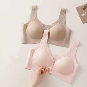 Reggiseno Senza Cuciture di Alta Qualità Taglie Forti, Comodo con Chiusura Frontale, Senza Ferretto, Push-Up, <span class=keywords><strong>per</strong></span> <span class=keywords><strong>Allattamento</strong></span> e Maternità - Product Image 5