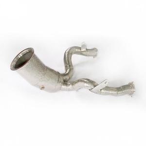 Tubería de Escape de Alto Flujo con Protección Térmica Vortex para Audi C8 A6 A7 55 TFSI 3.0T V6, Sistema de Tuberías de Escape de Acero Inoxidable - Product Image 6