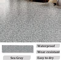Revêtement de sol en sable de quartz époxy LSY-900 5:1 pour les espaces publics fréquentés des bâtiments complexes commerciaux