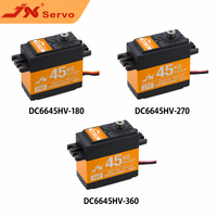 Servomoteur numérique JX 45KG à engrenages métalliques et plastiques, haute tension 6.0-8.4V, pour voitures RC, robots, drones industriels, pièces d'avions/bateaux RC