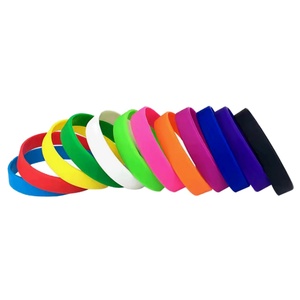 No Minimum Order Sports Basketball Silicone Waterproof Screen Printed Custom Color Custom Logo Promotional Wristbands - Product Image 1