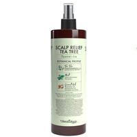 Spray revitalisant sans rinçage à l'arbre à thé pour cheveux secs, antipelliculaire, anti-démangeaisons, hydratant, démêlant et nourrissant – Marque privée