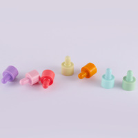 30ml Macaron-Flasche mit Flachschulter aus Glas für Ätherische Öle, Mattierte Essenz-Flasche, Original-Flüssigkeitsspender, Farbige Zylinderflasche