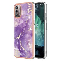 Offre Spéciale YB coloré étui de téléphone à la mode pour Nokia G21 Mobile couverture arrière étui en marbre livraison directe