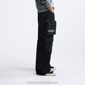 OEM Custom High Quality Outdoor Mountaineering Men Feature Oversized Pocket <b>Overalls</b> for Casual Men - Product Image 3
