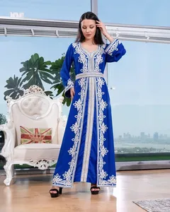 दुबई 2023 अरबी मुस्लिम Abaya पोशाक महिला पजामा शैली फैंसी jilbab jalabiya borka मुस्लिम के लिए नवीनतम लंबी आस्तीन