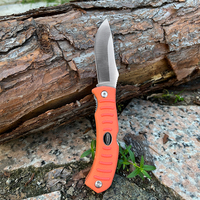 Couteau pliant tactique Yeehand de qualité industrielle avec lame en acier 3Cr13, manche en caoutchouc, personnalisable OEM, clip de transport facile pour le camping