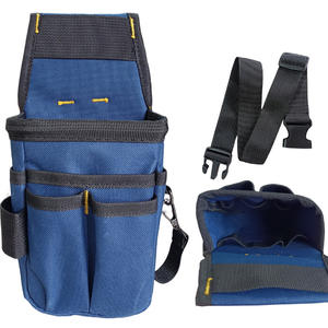 Sac à outils multi-compartiments robuste pour électriciens, charpentiers, grande capacité, durable, portable, sac de rangement pour outils - Product Image 6