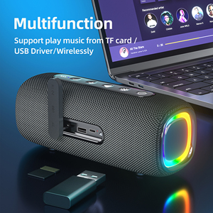 Altavoz Portátil RGB Epoch Factory EBS-608 20W 4000mAh Bluetooth 5.0 para Exteriores Resistente al Agua IPX6 con Múltiples Modos de Reproducción TIPO <span class=keywords><strong>C</strong></span> TF USB - Product Image 5