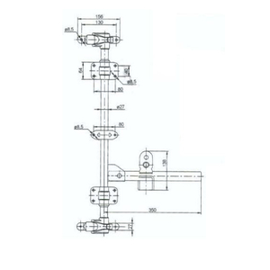 Kẽm-mạ Trailer Cửa Thanh khóa Kit hàng hóa <span class=keywords><strong>container</strong></span> side-cửa thanh khóa lắp ráp - Product Image 4