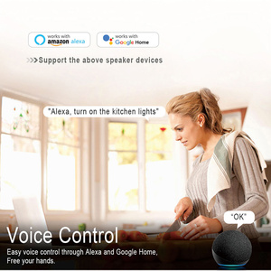 Salida de fábrica NUEVO diseño 433MHz Tuya Smart APP Control Soporte Alexa Google 1 2 3 4 Gang Hidden No Neutral Wifi Smart Switch - Product Image 4