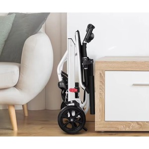 3 in 1 Shower Commode Wheelchair, Transport Beside Commode Chair, Waterproof Rolling Over Toilet - Product Image 2