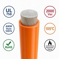 Cable de Alimentación UL10974 3/0AWG de 85 mm² con Aislamiento de PVC, OFC Estañado, 2000V, Alta Tensión, Flexible, para BESS, Soldadura, Inversor, Batería, UPS