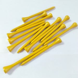 Tees de <span class=keywords><strong>Golf</strong></span> de Madera Personalizados con Impresión de Logotipo - Soporte de Tee de <span class=keywords><strong>Golf</strong></span> de Madera Natural Dorada, Fabricante de Accesorios de <span class=keywords><strong>Golf</strong></span> OEM - Product Image 2