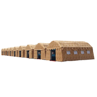 Tente médicale gonflable de réfugié d'urgence abri Structure d'air sauvetage secours en cas de catastrophe isolation tente d'hôpital gonflable