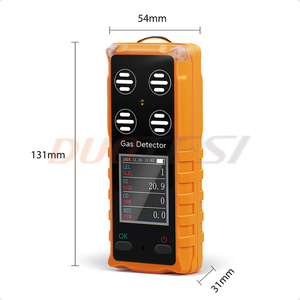 เครื่องตรวจจับก๊าซ DOTESI 4-in-1 มาตรฐาน CE/Ex รับประกัน 12 เดือน ตรวจจับ O2/CH4/CO/H2S ใช้ได้ในงานทางทะเล การเกษตร และอุตสาหกรรม ขายดี - Product Image 1