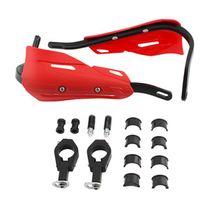 Protectores de manos para motocross ZUQING, aleación de aluminio, color rojo, para motocicletas todoterreno, protección para manillar de ATV HB120 - Product Image 1