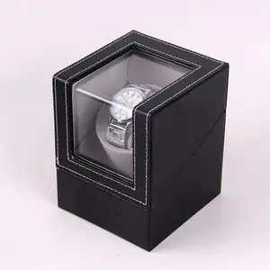 Spz 55 Automatische Single Horloge Winder Hout Organizer Japan Motor Opslag Display Watch Box & Cases