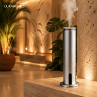 Diffuseur d'arômes de bureau LUXAROMES en alliage, nébuliseur sans eau 100 ml, couverture 500 m³, contrôle par application, OEM pour hall d'hôtel