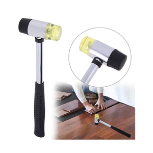 Martillo <span class=keywords><strong>de</strong></span> Doble Cara Suave con <span class=keywords><strong>Goma</strong></span> y Plástico Duro, Martillo Ligero con Empuñadura <span class=keywords><strong>de</strong></span> Plástico Antideslizante para Herramientas <span class=keywords><strong>de</strong></span> Armería - Product Image 6
