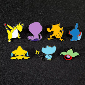 เข็มกลัดโลหะรูปตัวการ์ตูนเอลฟ์ทำจากโลหะสินค้าใหม่ออกแบบได้ตามต้องการอุปกรณ์เสริมขาเคลือบแบบนิ่ม - Product Image 1