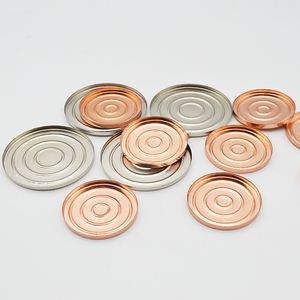 Sartenes redondas vacías de hierro de acero inoxidable 58 Godets, molde de hojalata cosmético personalizado, paleta de sombras de ojos magnéticas, sartenes circulares de embalaje - Product Image 3