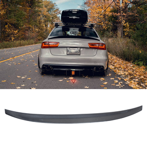 For A6 C7 Sedan Style Carbon Fiber <b>Rear</b> <b>Spoiler</b> Trunk Wing 2012-2015 - Product Image 2