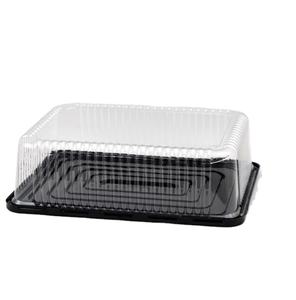 Kotak kue persegi panjang transparan tutup kubah kapasitas besar wadah roti hewan peliharaan kemasan Blister cangkang kerang plastik sekali pakai - Product Image 1