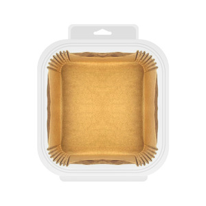 Air Fryer <b>Paper</b> Liners 7.9in Round Square Non-Stick High Temp Resistant Disposable <b>Kitchen</b> <b>Paper</b> for Air Fryer Baking - Product Image 4