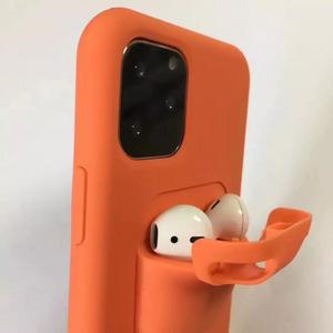 Para iPhone 11 casos <span class=keywords><strong>2</strong></span> en 1 de silicona los <span class=keywords><strong>Airpods</strong></span> <span class=keywords><strong>pro</strong></span> de silicona caso auriculares funda con soporte para los <span class=keywords><strong>Airpods</strong></span> <span class=keywords><strong>Pro</strong></span> - Product Image 3
