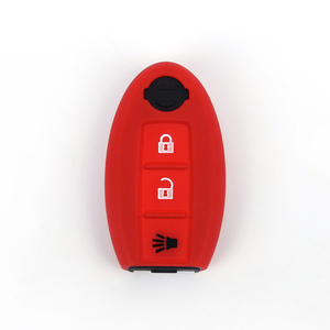 Housse en Silicone Durable avec LOGO personnalisé pour clé de voiture, étui pour clé de voiture intelligente à 3 boutons, pochette et sac d'accessoires - Product Image 5