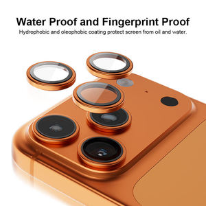 Protection d'objectif d'appareil photo AR transparente OEM pour téléphone portable avec localisateur d'installation pour iPhone 17 Pro Max - Product Image 1