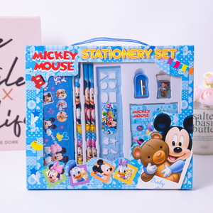 Ensemble de papeterie mignon pour la rentrée scolaire, 8 pièces, boîte cadeau pour étudiants, logo personnalisé, cadeau pour enfants, vente en gros - Product Image 4