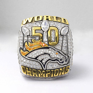 Nfl2015 Broncosdenver Kampioenschap Ringen Custom Kampioenschap Ringen Fan Collectie Sportring Voor Mannen - Product Image 2
