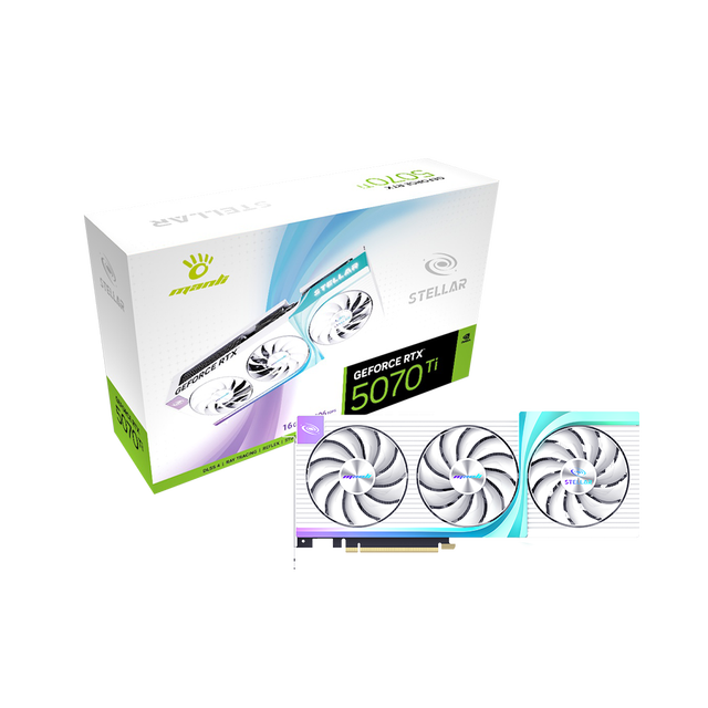 Manli Stellar GeForce RTX 5070 Ti OC 16GB GDDR7 New RTX5070 Ti Desktop Gaming GPU Video Card with MXM Condition and Fan Cooler