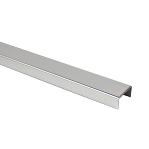Perfil de aluminio en forma de U contemporáneo, protector de bordes anodizado, autoadhesivo para decoración de paredes y muebles. - Product Image 3