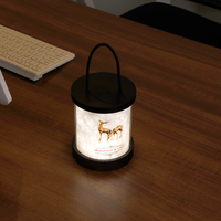 Lampe de chevet LED rechargeable avec capteur tactile, lumière chaude à intensité variable, lampe de table portable pour la décoration de la chambre à coucher et du bureau