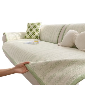 Summer Ice Silk <b>Sofa</b> <b>Cover</b> 145-185CM Anti-Slip Light Luxury Modular <b>Sofa</b> Cushion Dust <b>Cover</b> Spring 2026 - Product Image 5