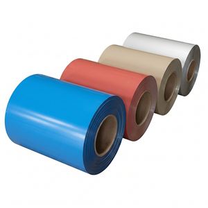 Bobines d'<span class=keywords><strong>acier</strong></span> prélaqué RAL3020 de 0,45 mm et 0,48 mm à bon prix – Bobines PPGL et PPGI – Rouleaux d'<span class=keywords><strong>acier</strong></span> <span class=keywords><strong>galvanisé</strong></span> prélaqué – Prix compétitif - Product Image 1
