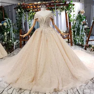 Jancember HTL715 उच्च गुणवत्ता divisoria वेडिंग गाउन राजकुमारी शादी की पोशाक