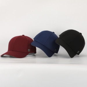 Özel tasarım 6-Panel kauçuk PVC yama hızlı kuru kabartmalı Logo beyzbol şapkası su geçirmez lazer kesim delik delikli <span class=keywords><strong>Golf</strong></span> baba şapka - Product Image 4