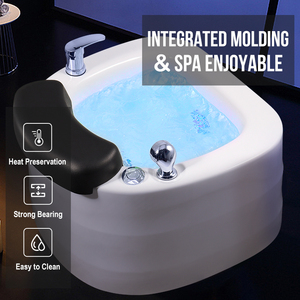 Máquina de baño de spa de pies de pedicura moderna de lujo, <span class=keywords><strong>silla</strong></span> de pedicura electrónica con lavabo, masaje y masajeador, estilo orgánico para salones - Product Image 6