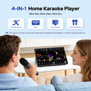 Máquina y Sistema de <span class=keywords><strong>Karaoke</strong></span> Inandon Kd9max 4 en 1, Pantalla Táctil HD de 15.6'', 2 Micrófonos Inalámbricos, 500GB de Almacenamiento, Pedidos de Canciones en la Nube (Negro) - Product Image 2
