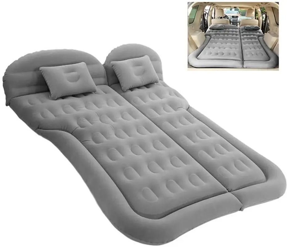 Matelas gonflable épais, coussin d'air, lit de Camping, pour voiture, avec pompe à Air électrique