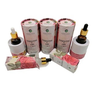 Customized Cardboard Cosmetic 50 Ml Eco Friendly Essential oil dropper bottle paper packing Paper Tube 30ml cylinder box