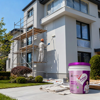 Pintura de Látex Impermeable para Exteriores, Nano Inorgánica Premium, para Uso Residencial y Comercial